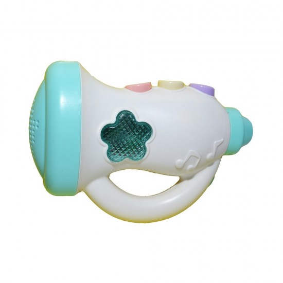 Trompeta cu sunete si lumini pentru bebelusi