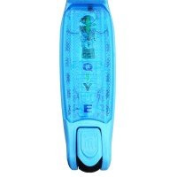 Trotineta copii cu roti silicon si led - Albastru