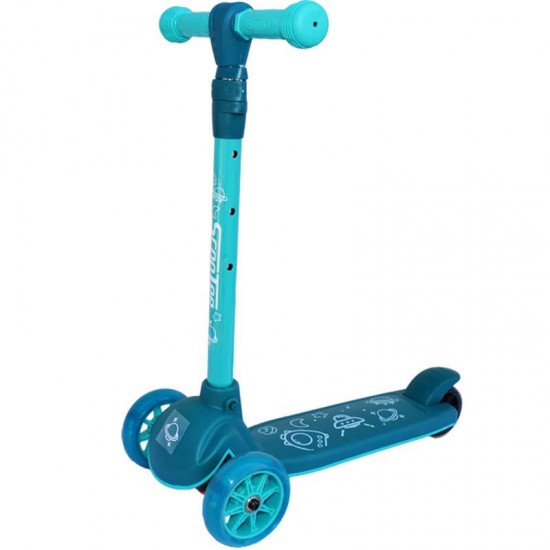 Trotineta cu roti silicon si led