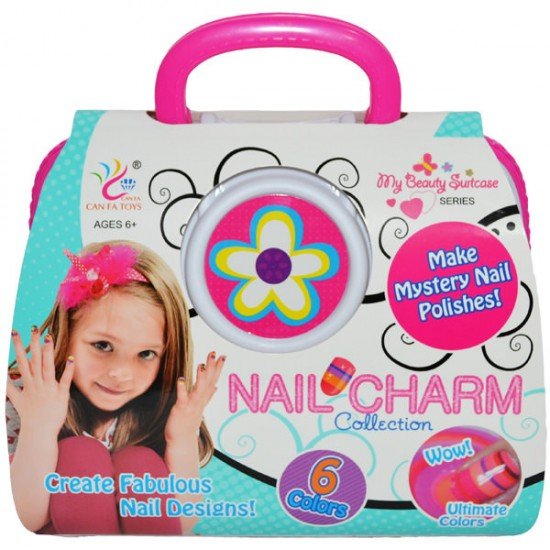 Set trusa manichiura pentru fetite cu lacuri si accesorii