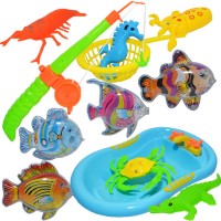 Joc de pescuit cu 12 piese