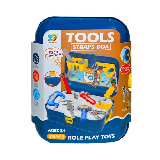 Set de joaca unelte in cutie 25 piese
