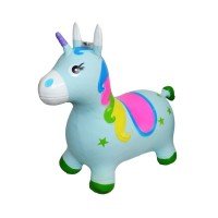 Unicorn din cauciuc gonflabil cu lumina si muzica