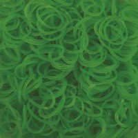Elastice Rainbow Loom - Neon Verde 2