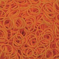 Elastice Rainbow Loom - Neon Portocaliu 2