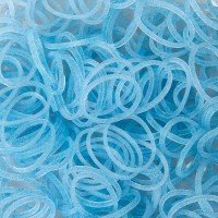 Elastice Rainbow Loom - Lucios  Albastru 