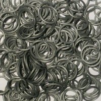 Elastice Rainbow Loom - Metalic Argintiu 