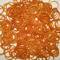 Elastice Rainbow Loom - Metalic Auriu 