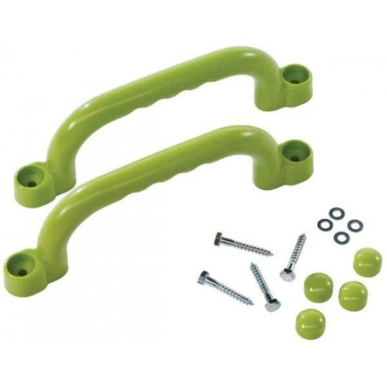 Manere din plastic 25 cm - Verzi