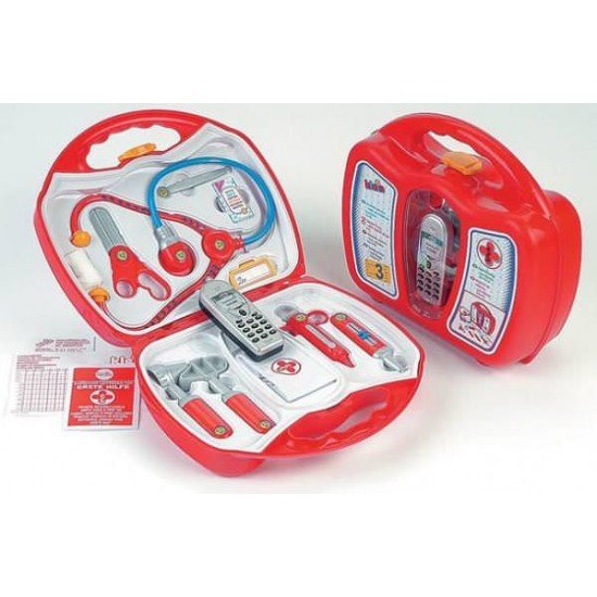 Trusa de doctor cu telefon mobil - Klein