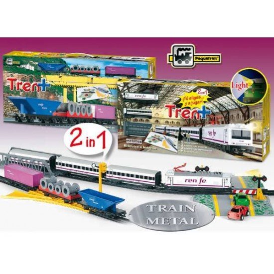 Trenulet electric calatori si marfa RENFE Tren - Pequetren