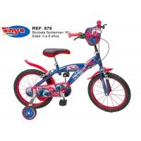 Bicicleta 16 - Spiderman