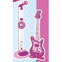 Set chitara si microfon Hello Kitty