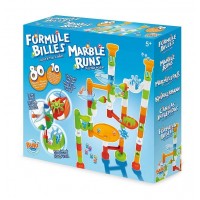 Joc de constructie - Labirint cu bile - 80 piese