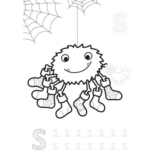 Carte de colorat cu activitati in limba engleza si abtibilduri - ABC