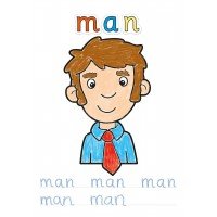 Carte de colorat cu activitati in limba engleza si abtibilduri - Primele cuvinte 