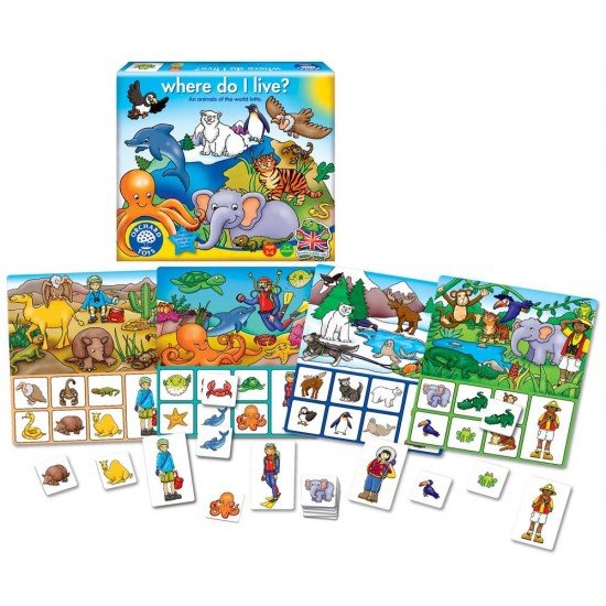 Joc educativ loto - Habitate 