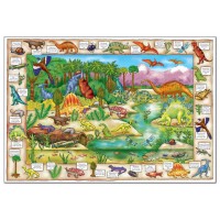 Puzzle in limba engleza - Lumea dinozaurilor