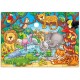 Puzzle cu activitati - Cine este in jungla?