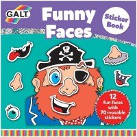 Carte cu abtibilduri - Funny Faces