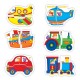 Mini Puzzles - Set de 6 puzzle Transport 