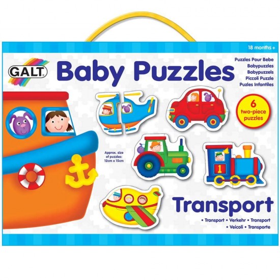 Mini Puzzles - Set de 6 puzzle Transport 