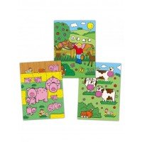 Carte de colorat La ferma - Water Magic