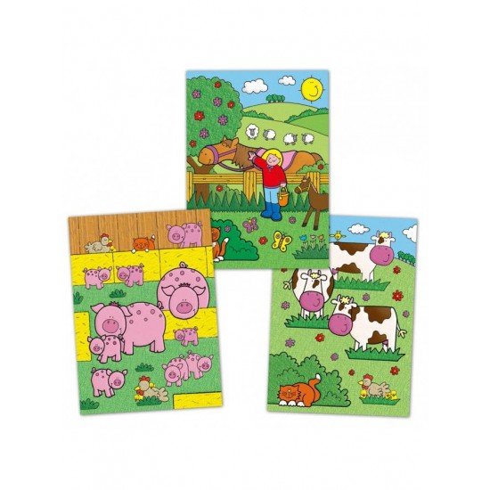 Carte de colorat La ferma - Water Magic