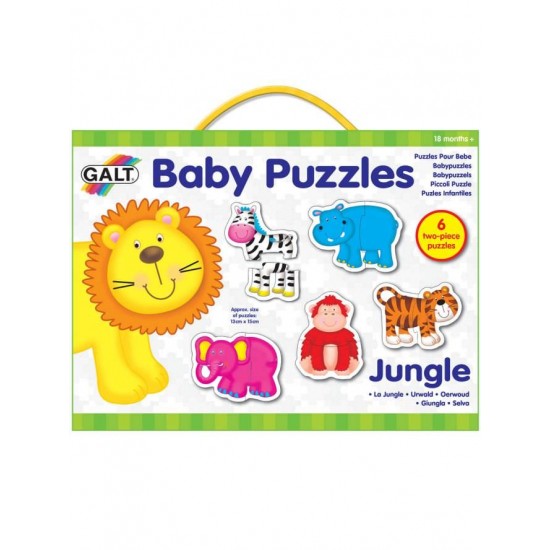 Mini Puzzle - Animale din jungla 