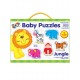 Mini Puzzle - Animale din jungla 