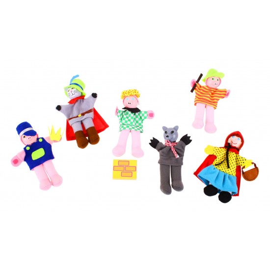 Set papusi degetar - Povestile copilariei