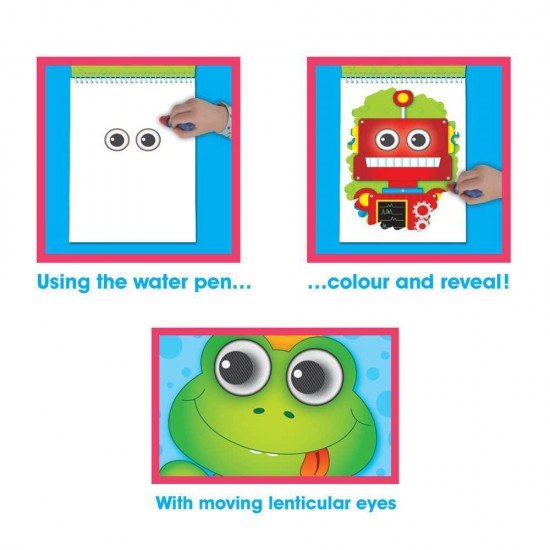 Carte de colorat Ghici cine-i acolo? - Water Magic