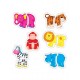 Mini Puzzle - Animale din jungla 