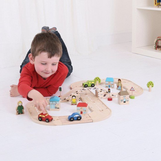 Circuit auto din lemn