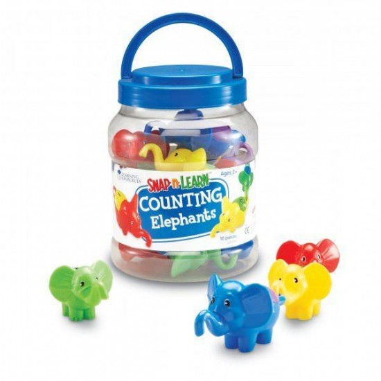 Elefantei colorati cu cifre - Learning Resources