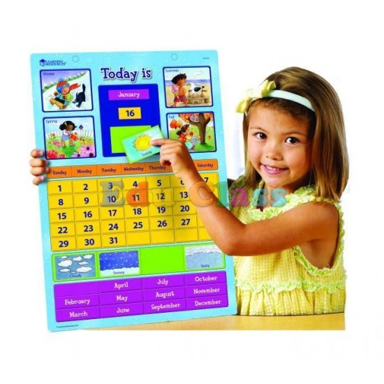 Calendar magnetic educativ