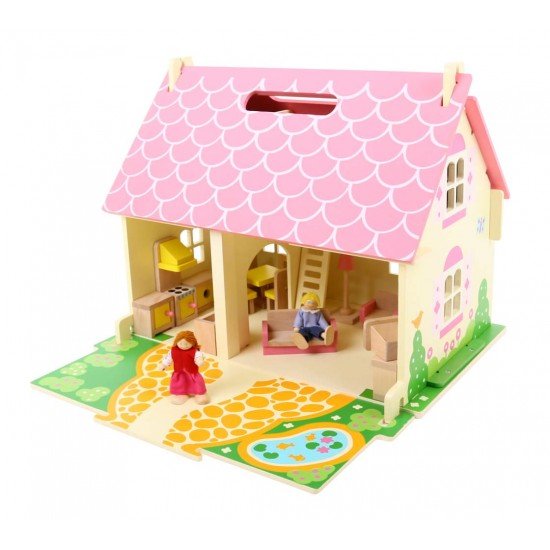 Casuta cu floricele pentru papusi - BigJigs