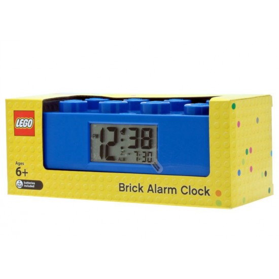 Ceas desteptator LEGO caramida albastra 9002151