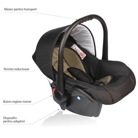 Carucior Crooner 3 in 1 - Vessanti - Petrol