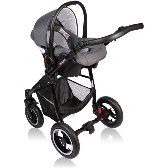 Carucior Crooner 3 in 1 - Vessanti - Pink/Gray