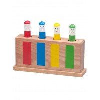 Jucarie din lemn Pop-Up