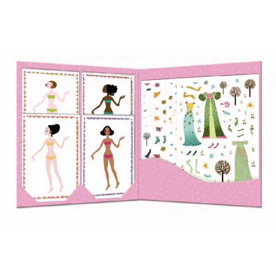 Abtibilduri repozitionabile Djeco - Istoria modei