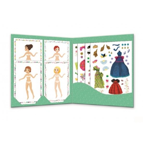 Abtibilduri repozitionabile Djeco - Moda