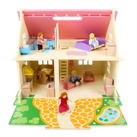 Casuta cu floricele pentru papusi - BigJigs