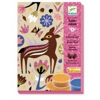 Atelier creativ cu nisip si sclipici - Padurea fermecata