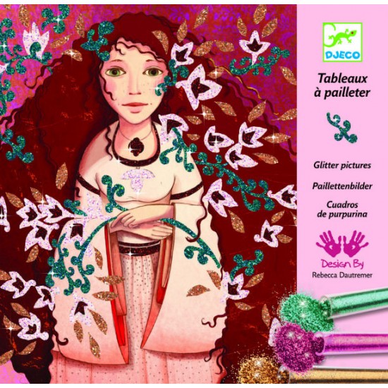 Atelier creativ cu sclipici - Portrete