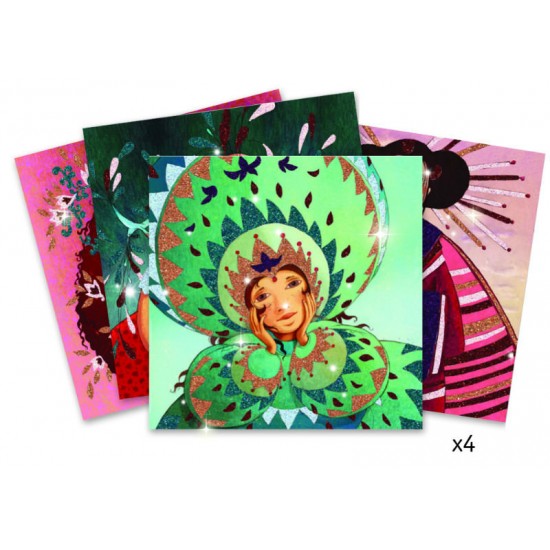 Atelier creativ cu sclipici - Portrete