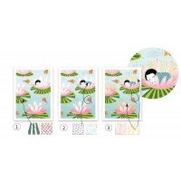 Atelier creativ pentru copii de colorat cu carioca Nymphea