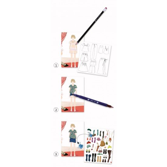 Atelier de moda Fii designer! - Djeco