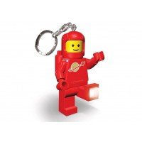 Breloc cu lanterna LEGO astronaut  - rosu (LGL-KE10-R)
